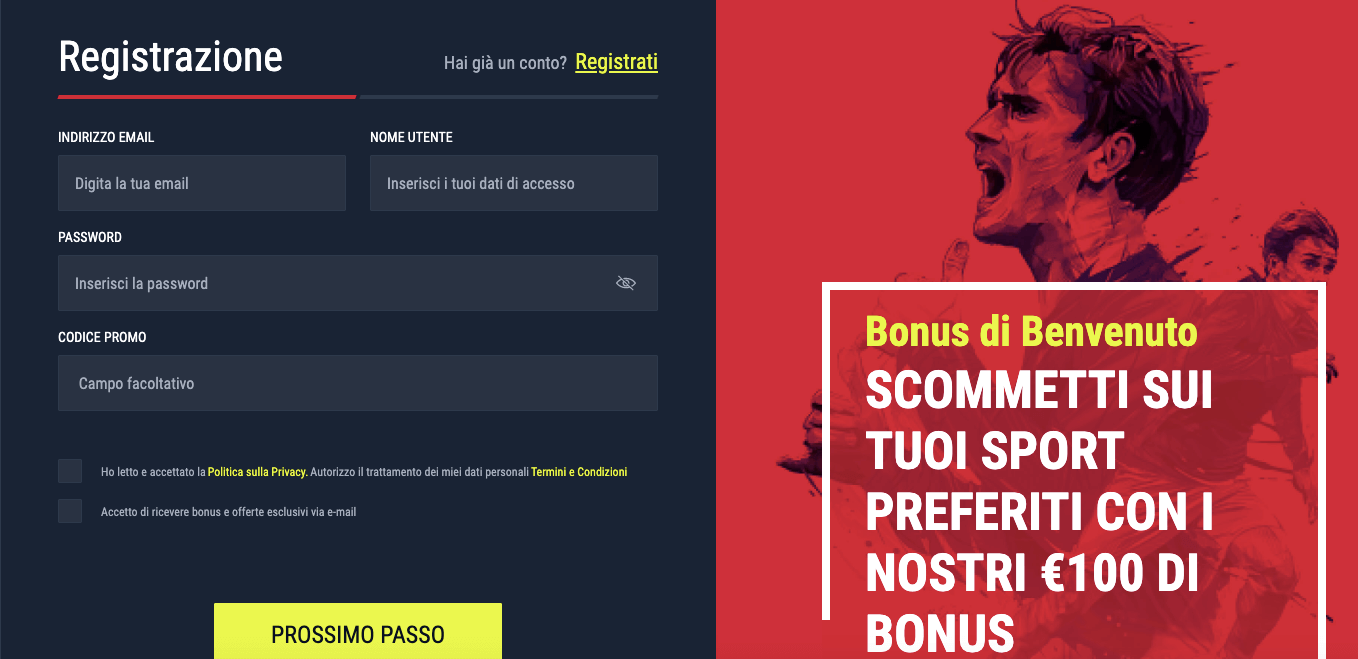 rabona registrazione rabona registrazione