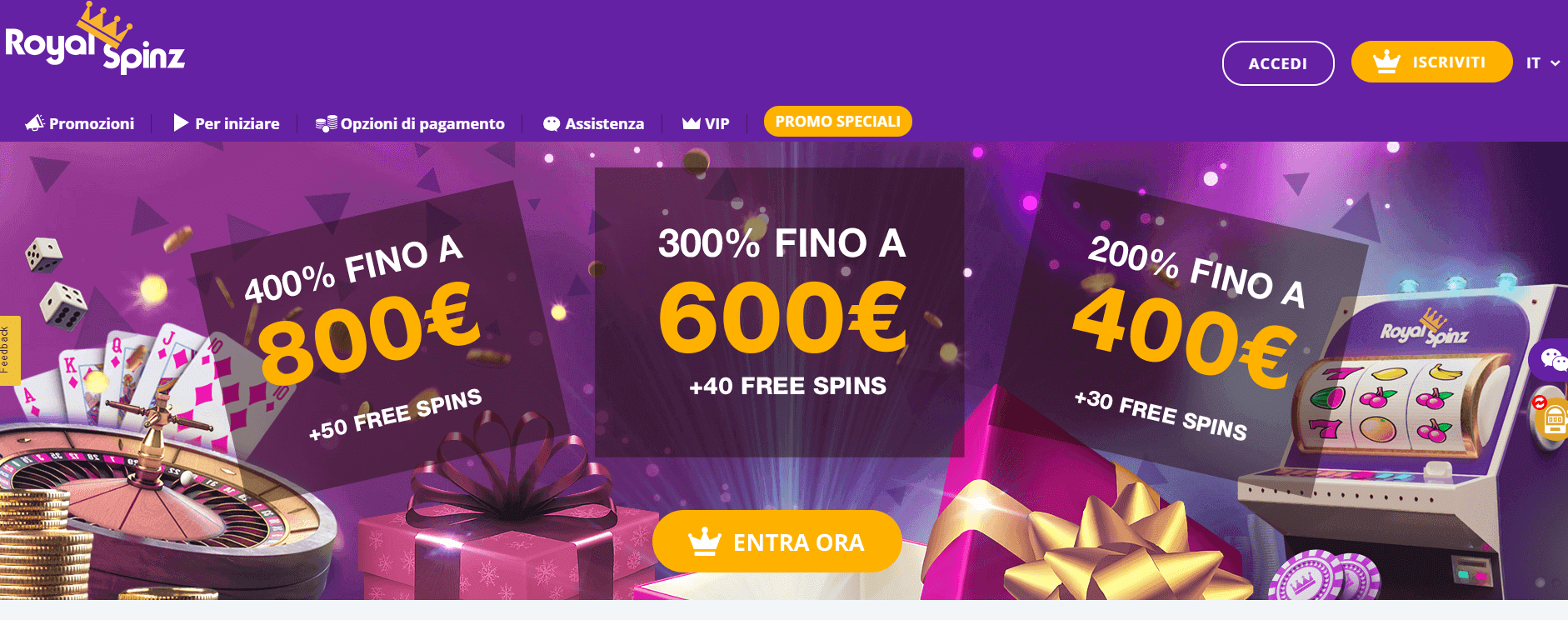 Royal Spinz Casino Screenshot