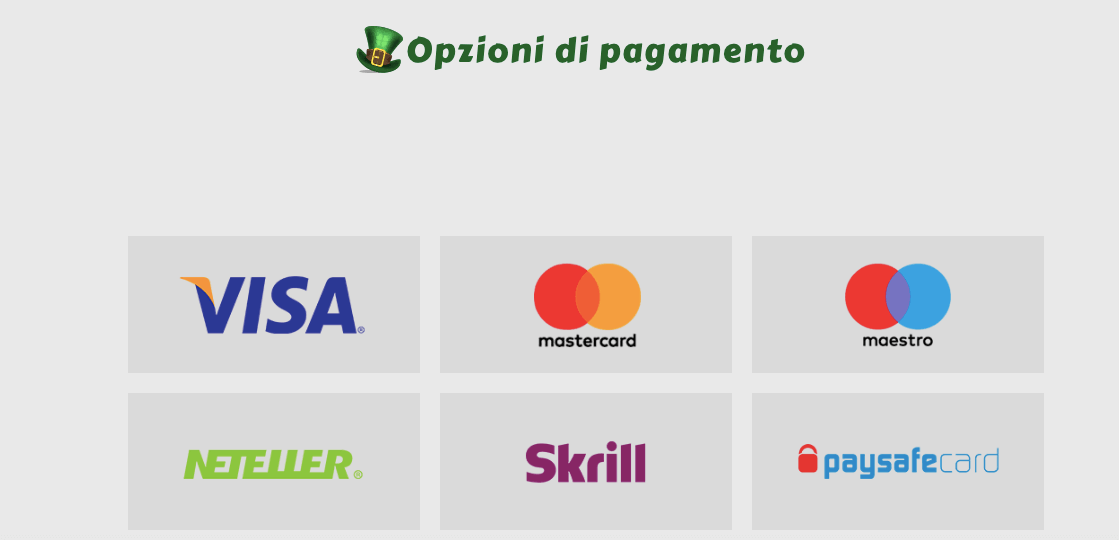 all wins casino opzioni di pagamento