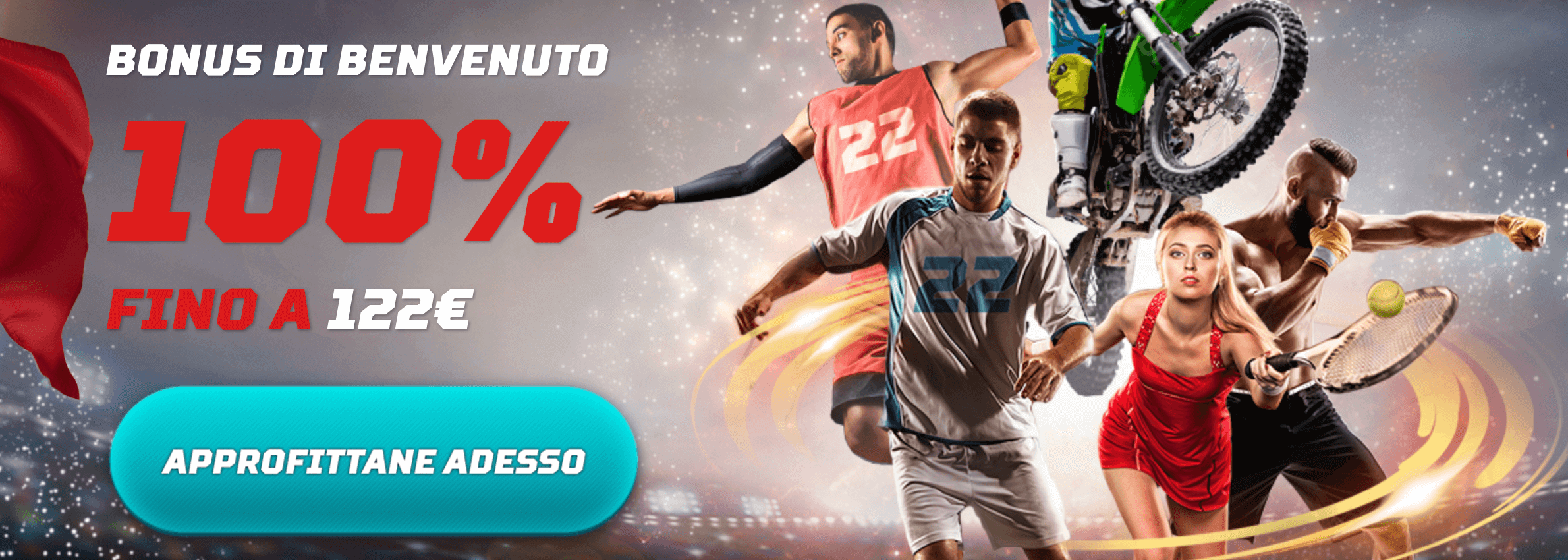 22bet bonus scommesse