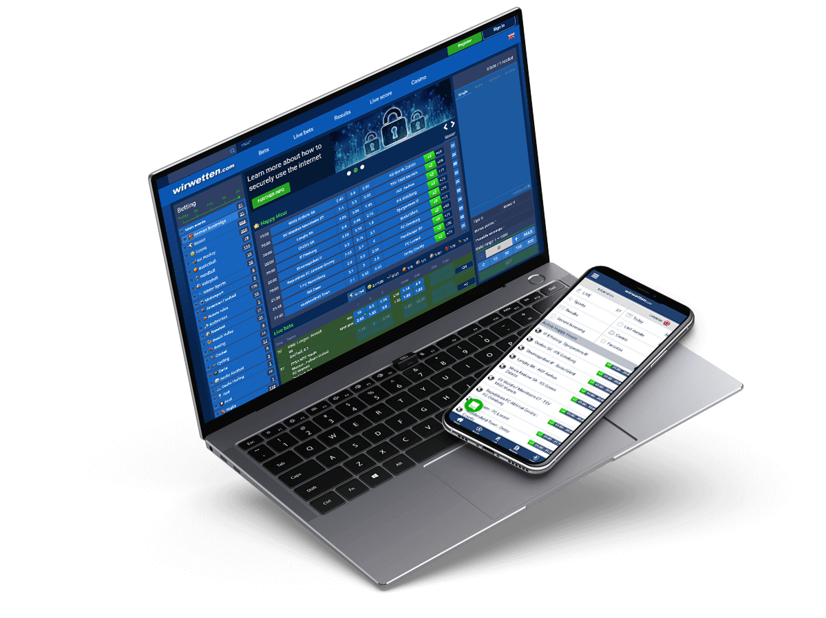 WirWetten app mobile WirWetten app mobile