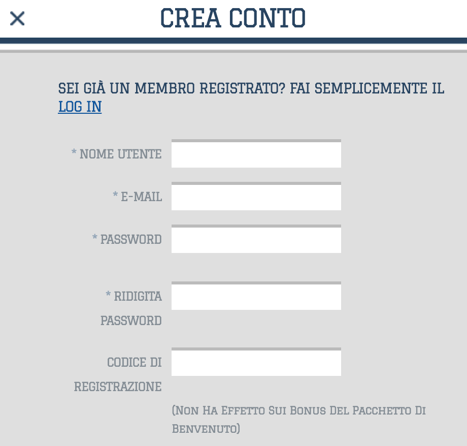 Lionel Bets Casino Registrazione Lionel Bets Casino Registrazione