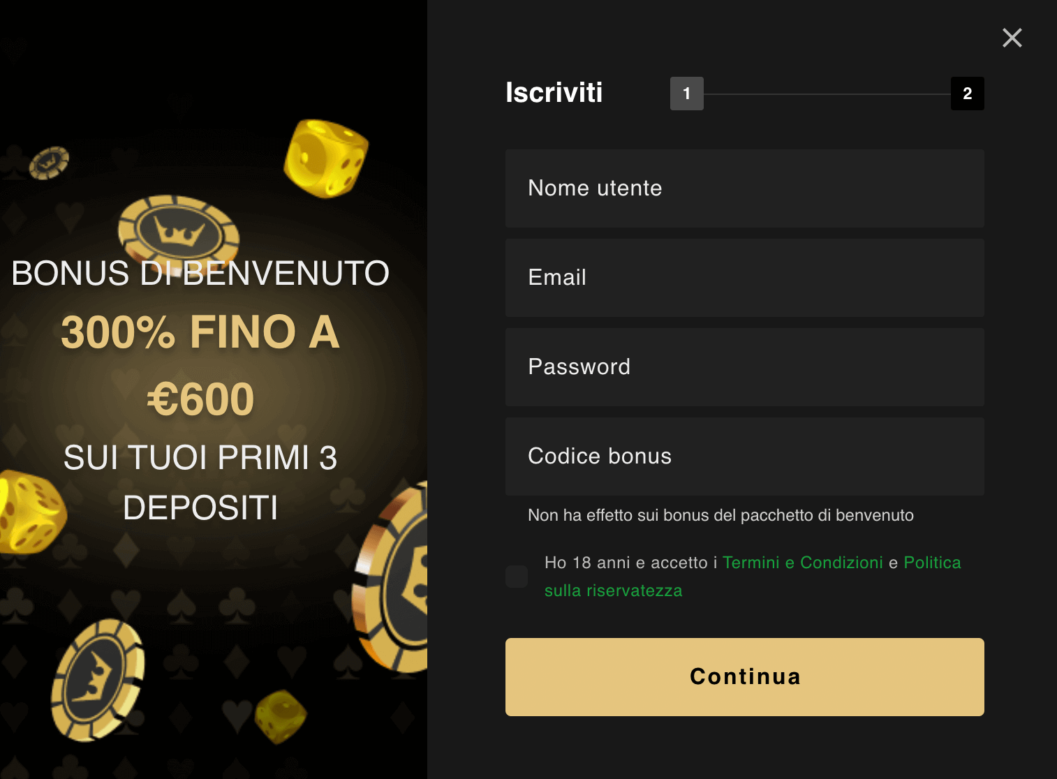 Black Label Casino Registrazione