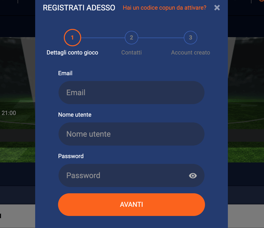 Dreambet Registrazione Dreambet Registrazione
