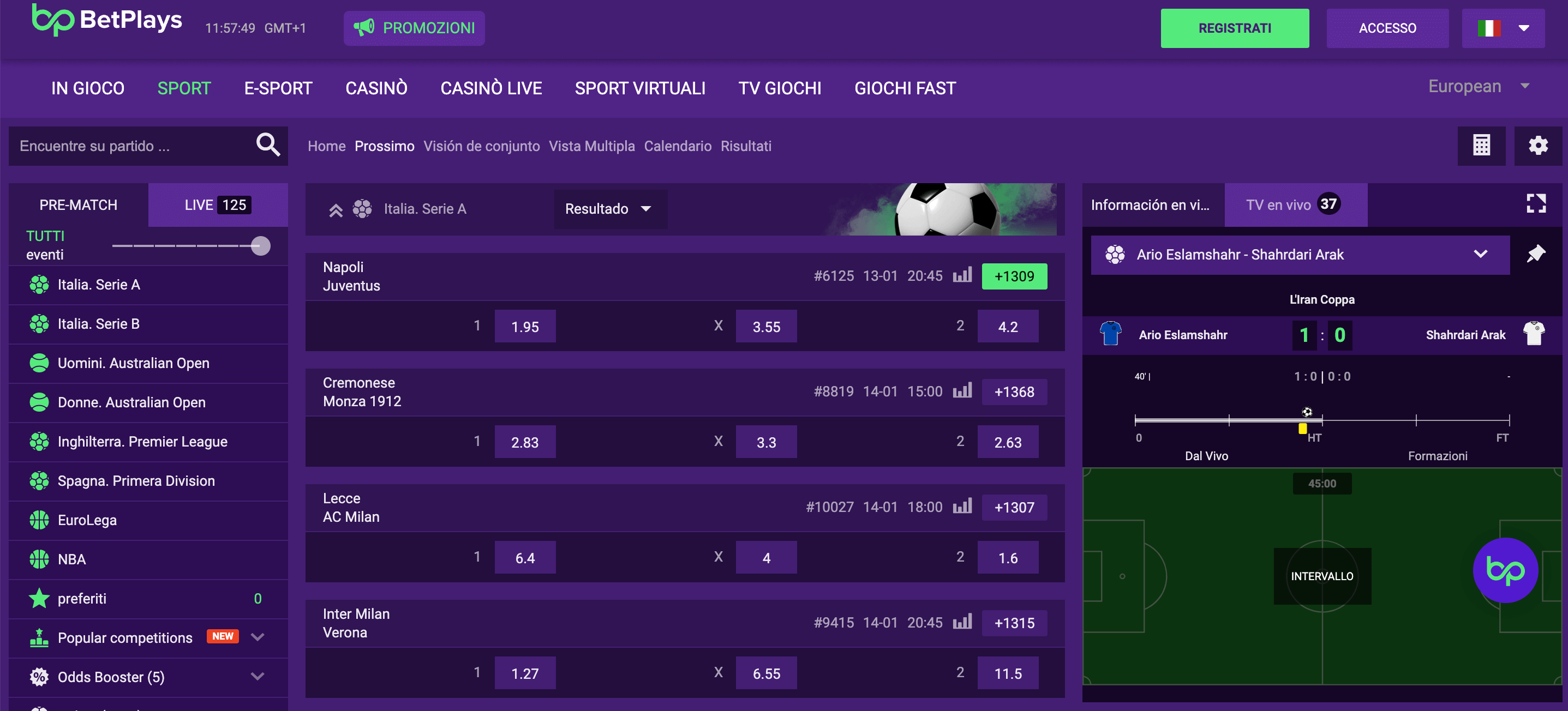 Betplays Scommesse Betplays Scommesse