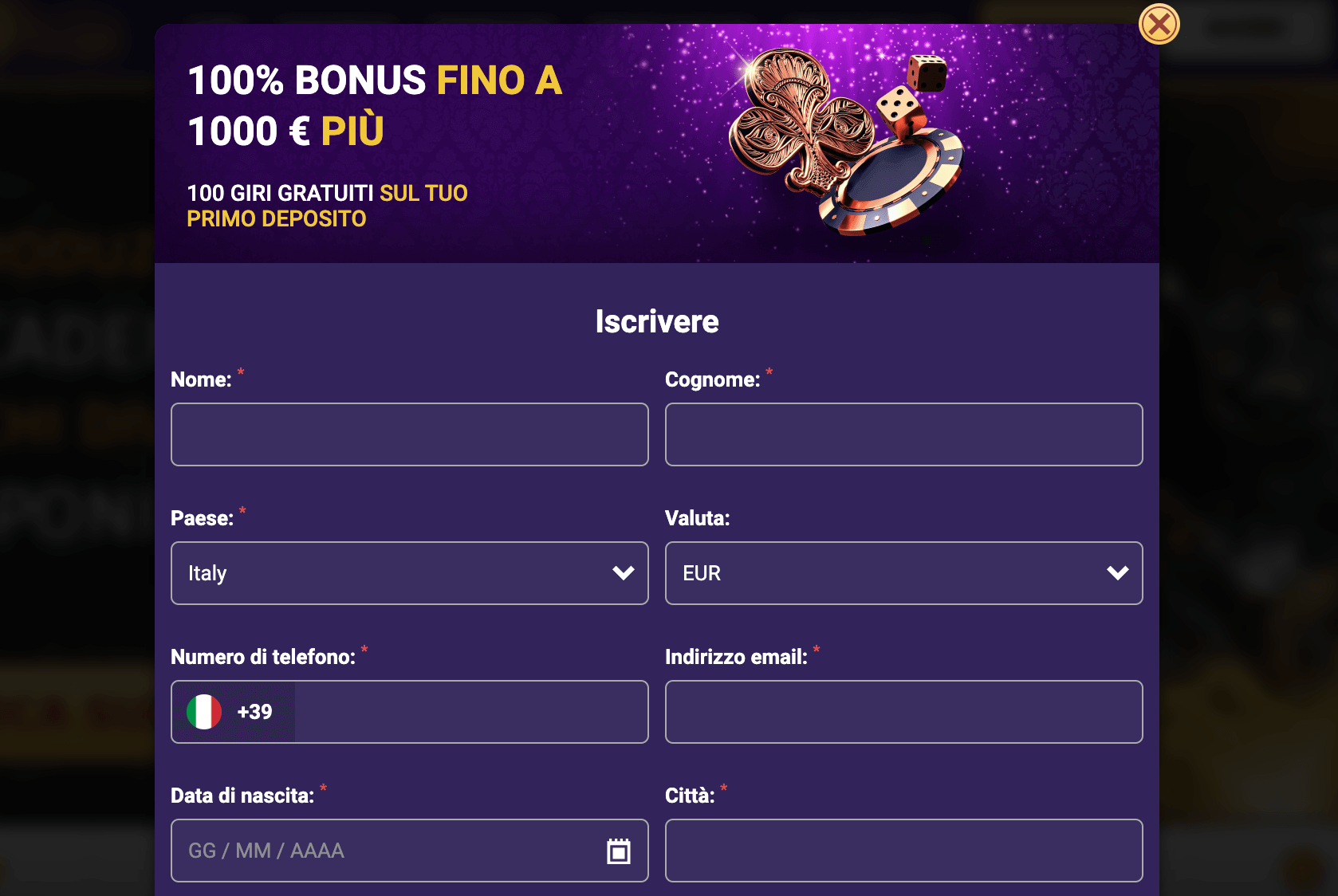 Playregal Casino Registrazione Playregal Casino Registrazione