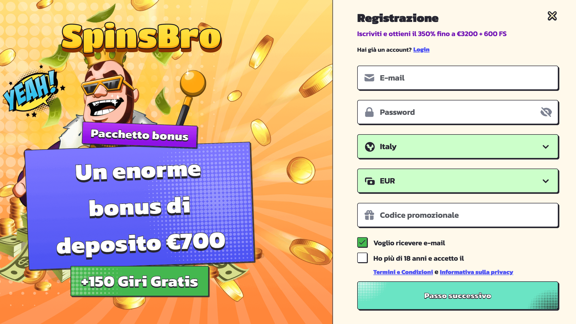 Spinsbro Casino Registrazioni Spinsbro Casino Registrazioni