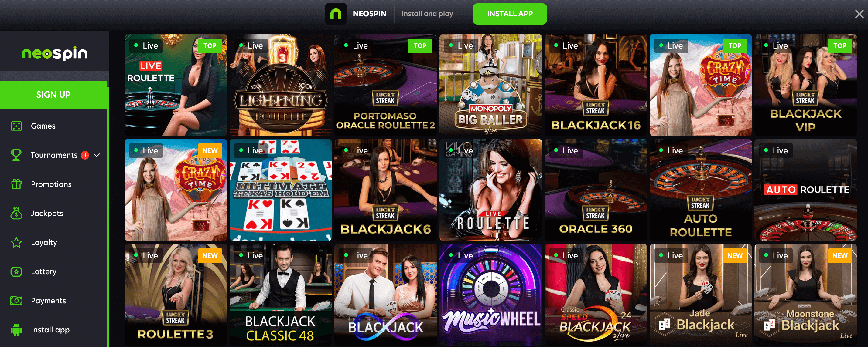 Neospins Casino Slot Live Neospins Casino Slot Live