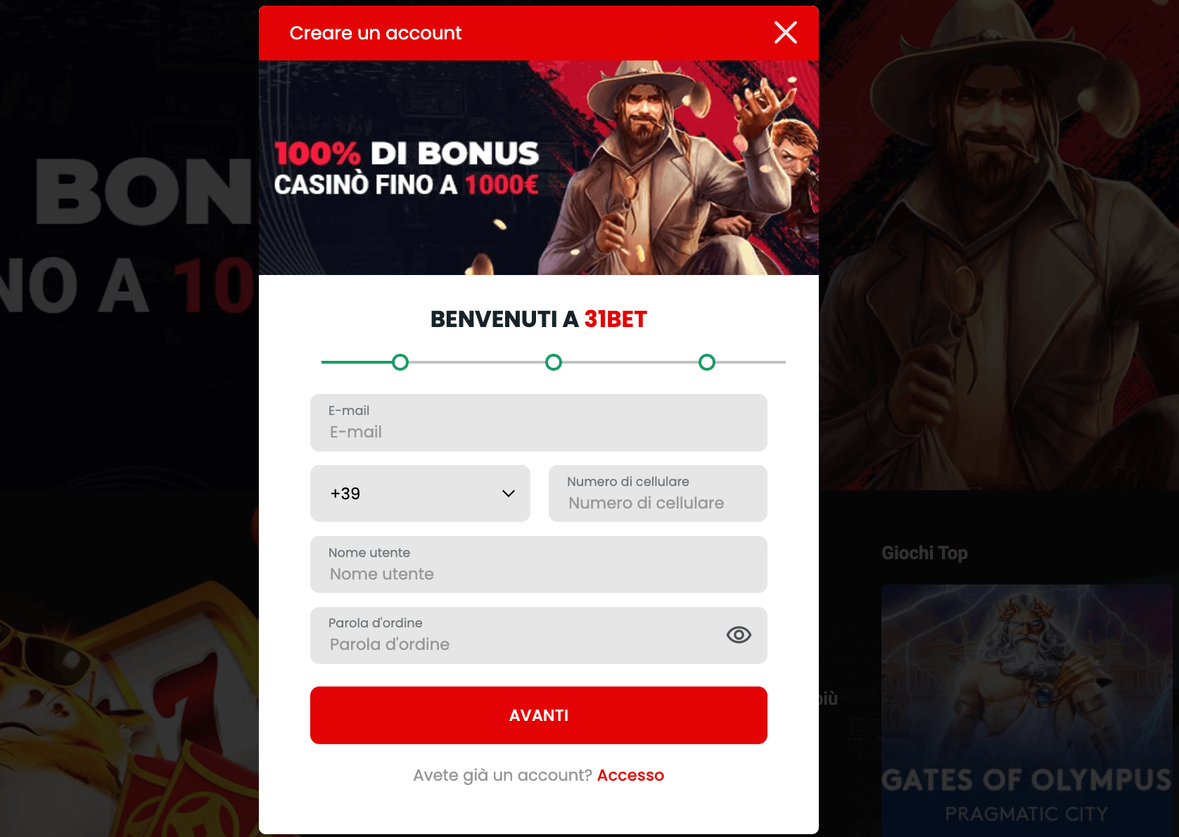 31 Bet Registrazione 31 Bet Registrazione