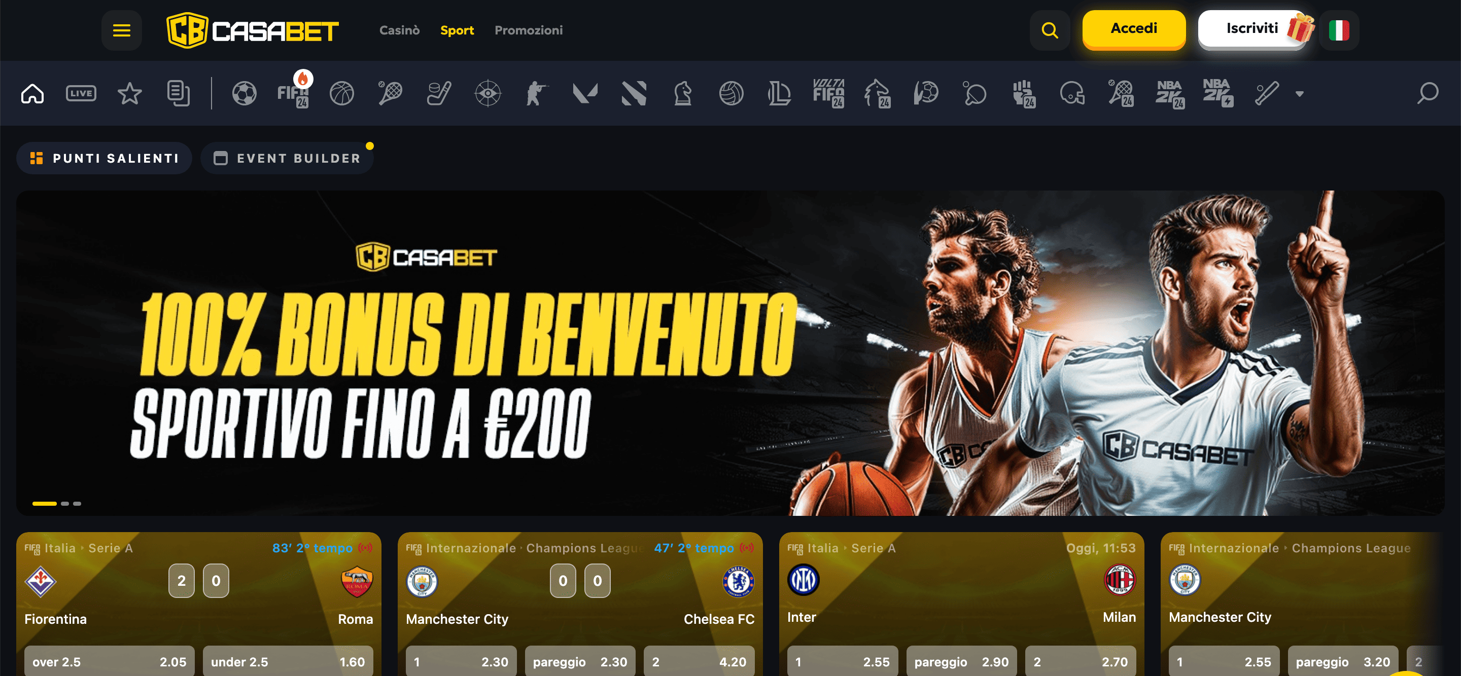 Casabet Scommesse