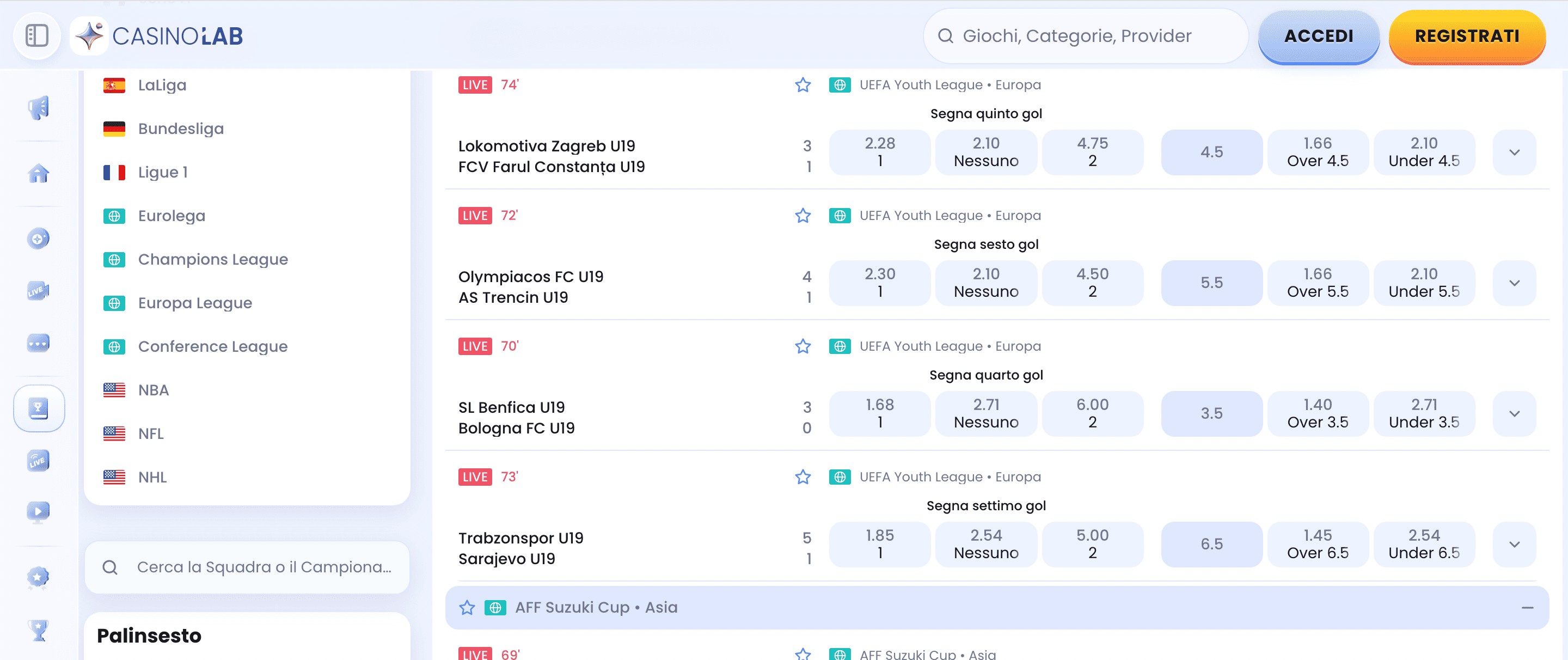 CasinoLab Scommesse Live CasinoLab Scommesse Live