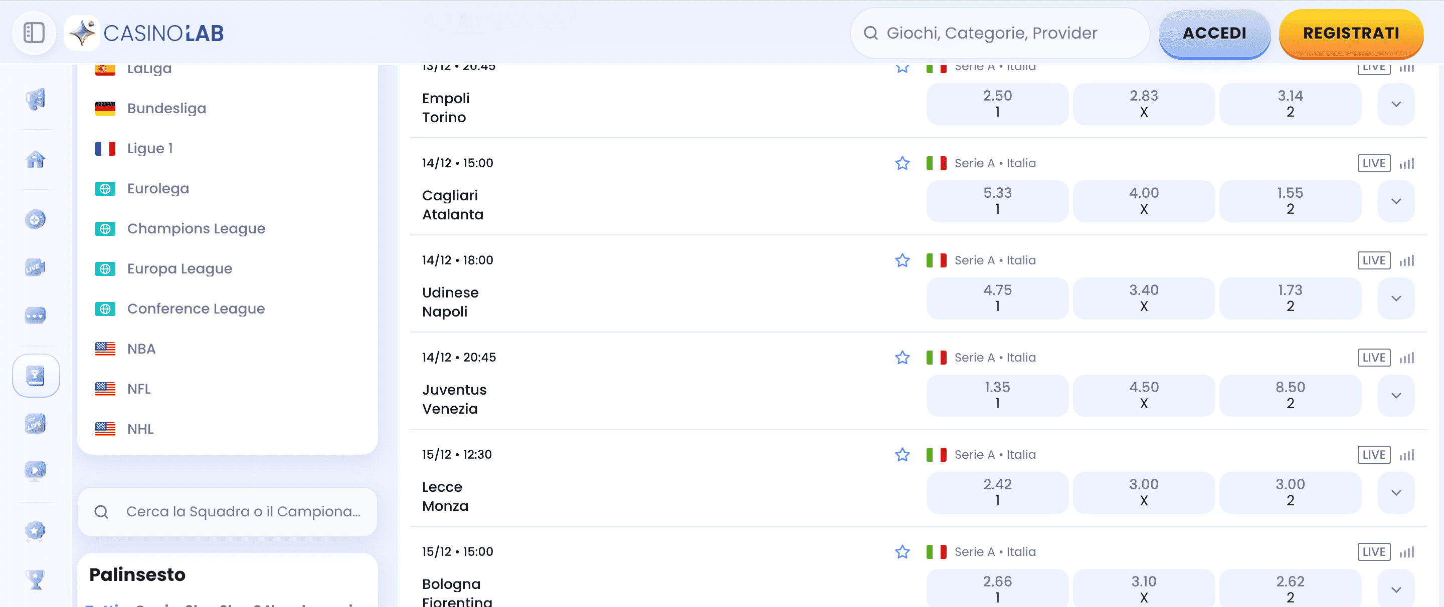 CasinoLab Scommesse CasinoLab Scommesse