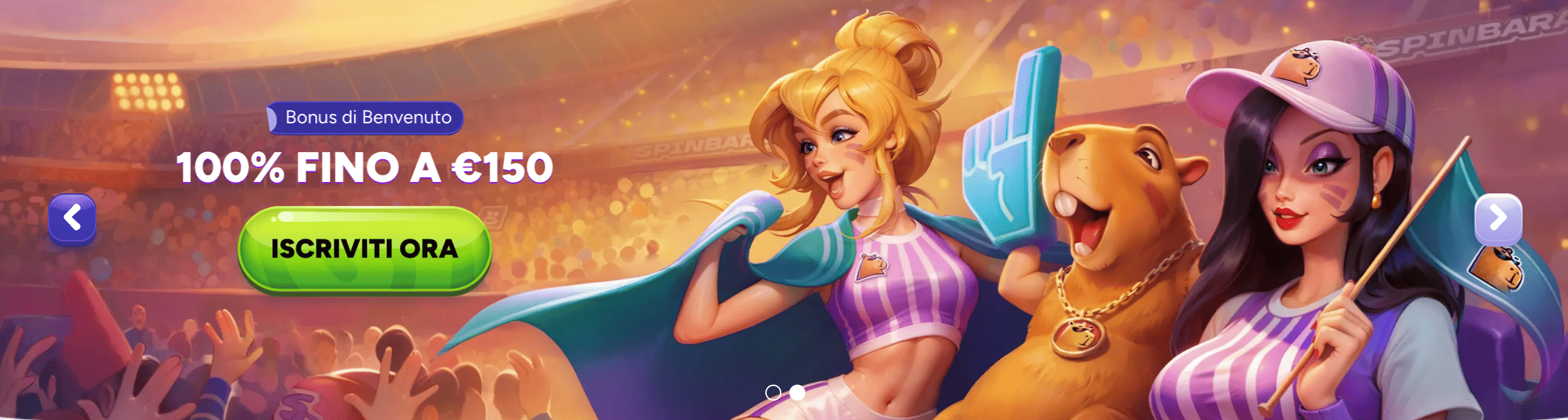 Spinbara Bonus Benvenuto